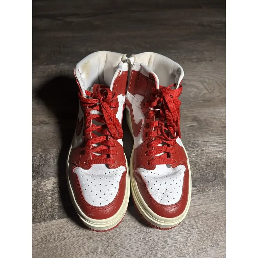 Nike Air Jordan 1 Elevate High Women’s 8 Red White Platform DN3253-116 - Picture 2 of 5